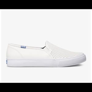 Women's Keds White Perforated Leather size 7
